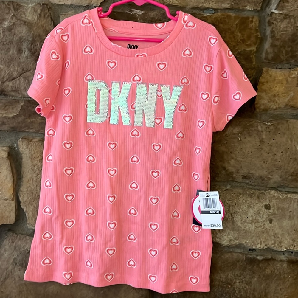Girls DKNY Pink/Hearts 🩷
